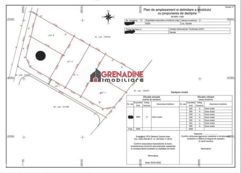Teren Construcții intravilan de 635 mp, în Electroprecizia