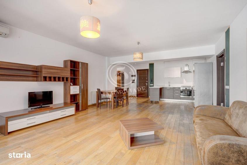 Apartament cu 2 camere, mobilat în Tei