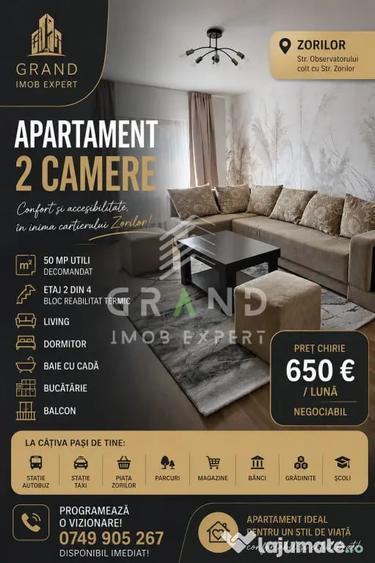Apartament | 2 Camere | 50 MP | Etaj 2 | Zorilor/Observatoru - 4