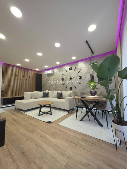 Apartament nou cu 2 camere, 54mp, etaj 2, finisat, mobilat si utilat, cu parcare, in Buna Ziua