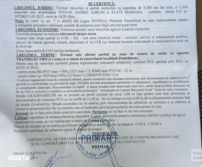 Teren de 5310 mp, în Industriilor