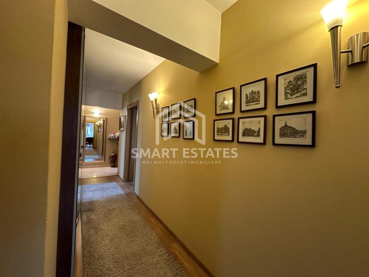 Apartament cu 6 camere decomandat, mobilat în Băneasa