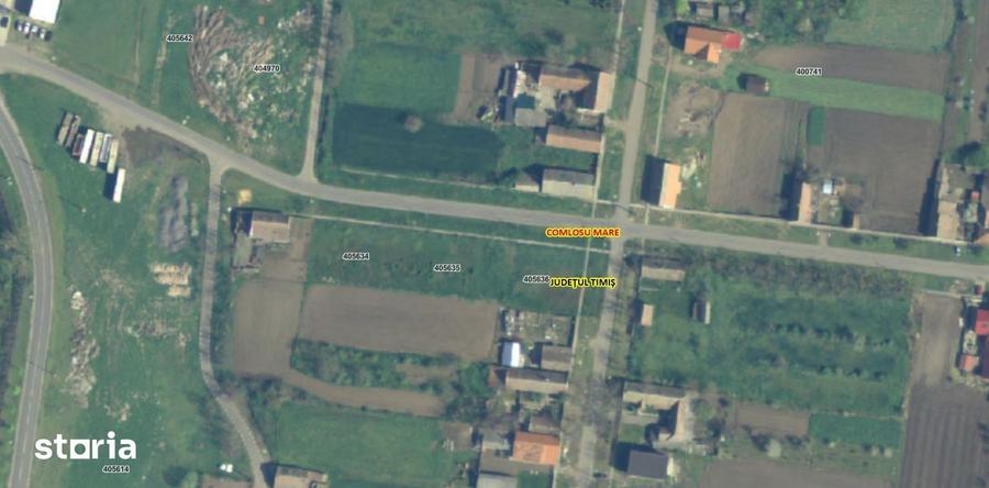 Teren de 981 mp, în Comloșu Mare