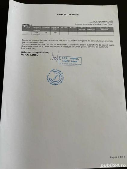 Teren de 800 mp, în Iepurești