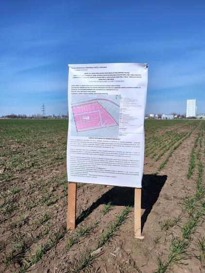 Teren Construcții intravilan de 1100 mp, în CET
