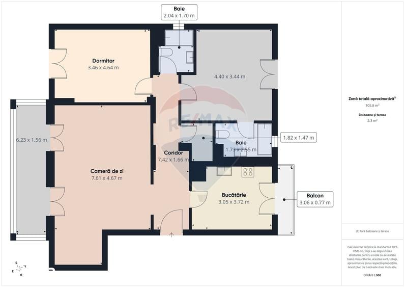 URGENT! Apartament cu 3 camere | Cosmopolis Faza 1 | Parcare inclusa - 15