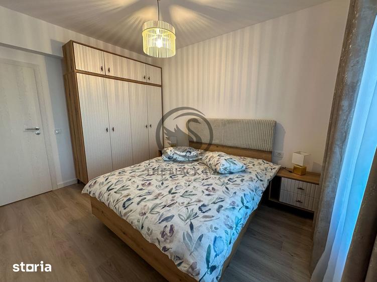 Apartament cu 2 camere semidecomandat, mobilat în Nord