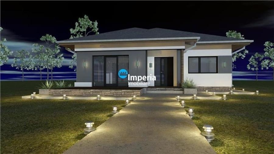 Casă individuală cu 4 camere cu Teren 500 Mp în Bucium