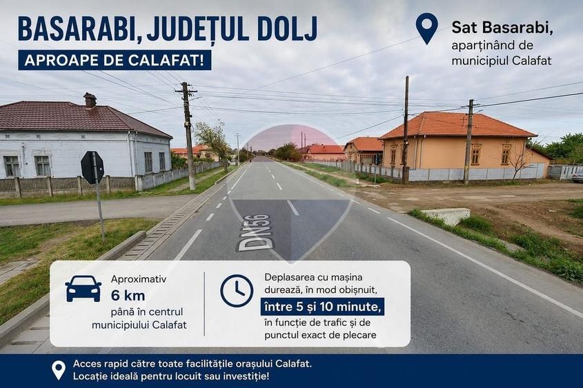 Teren Construcții de 1000 mp, în Basarabi