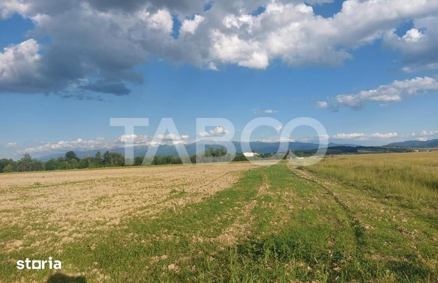 Teren extravilan 16500 mp front 47 m acces auto zona aerodrom Cisnadie - 1