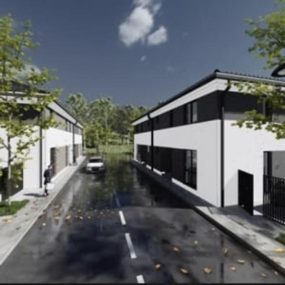 Duplex cu 4 camere cu Canalizare în Florești