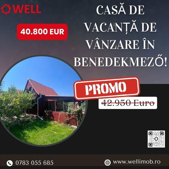 Casă cu 2 camere cu Teren 400 Mp în Sâncraiu