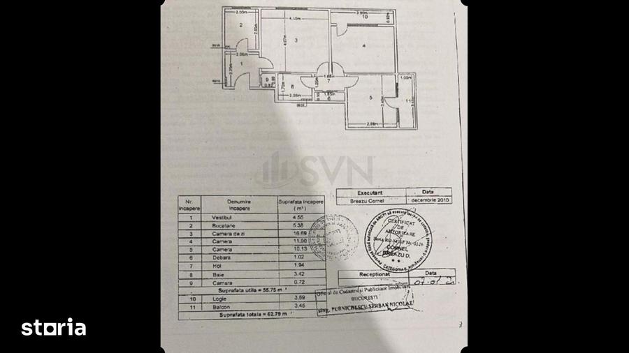 Apartament cu 2 camere în Grivița