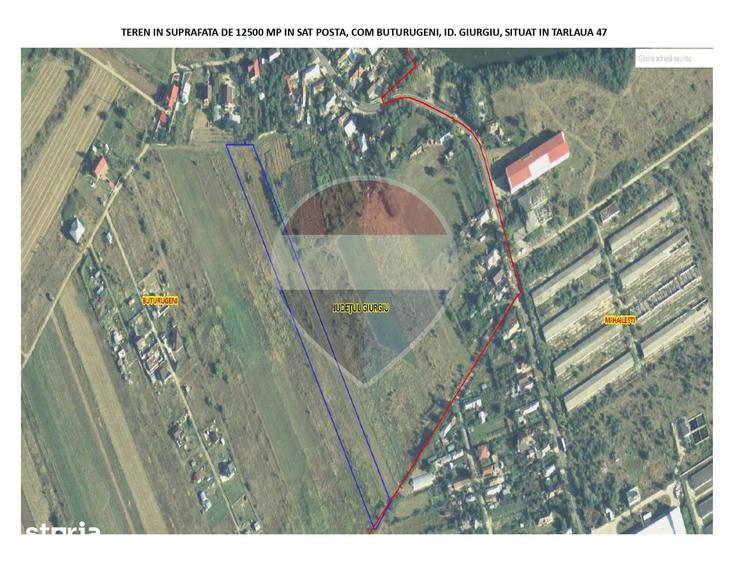 Teren de 28800 mp, în Drăgănescu