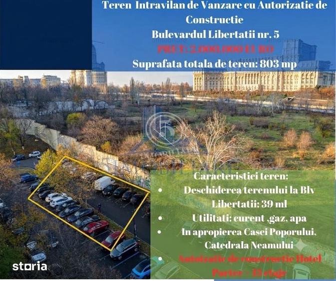 Teren de 803 mp, în Ultracentral
