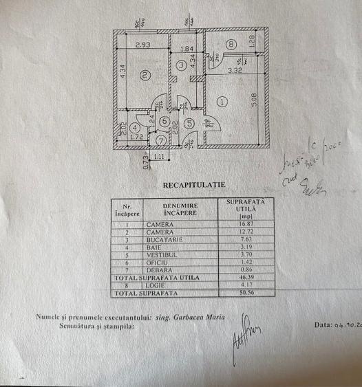 Apartament cu 2 camere decomandat, mobilat în Bucureștii Noi