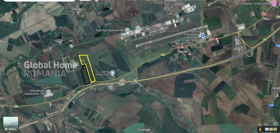 Teren Construcții intravilan de 37500 mp, în Sud-Vest