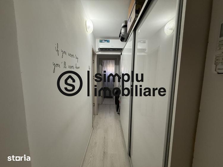 Apartament cu 3 camere semidecomandat în Rovine