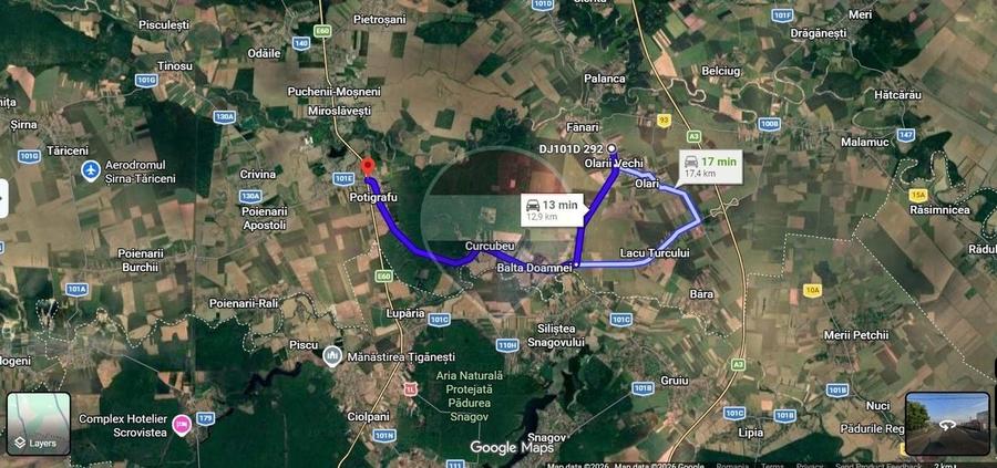 Teren Construcții intravilan de 3357 mp, în Olari