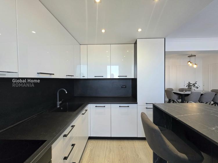 Apartament cu 3 camere decomandat, mobilat în Pipera