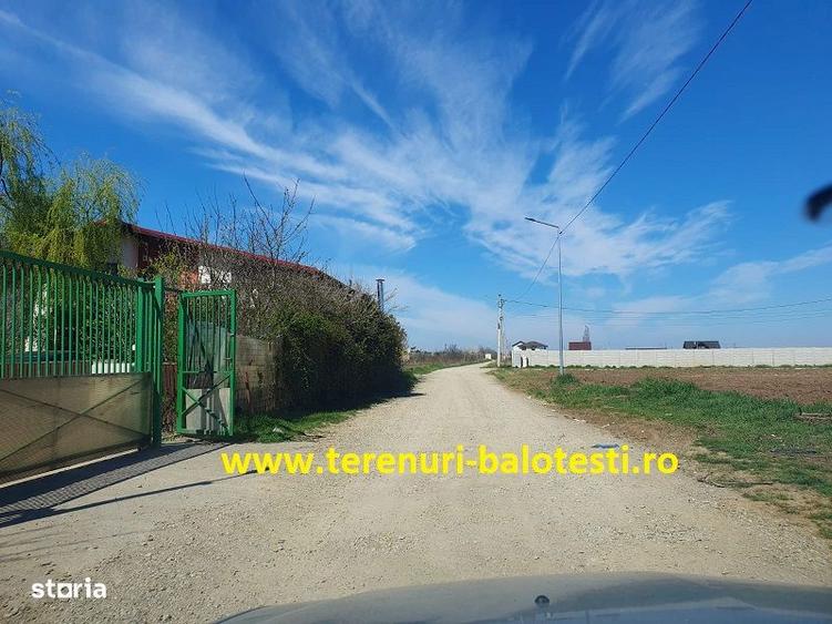 Teren de 550 mp, în Balotești