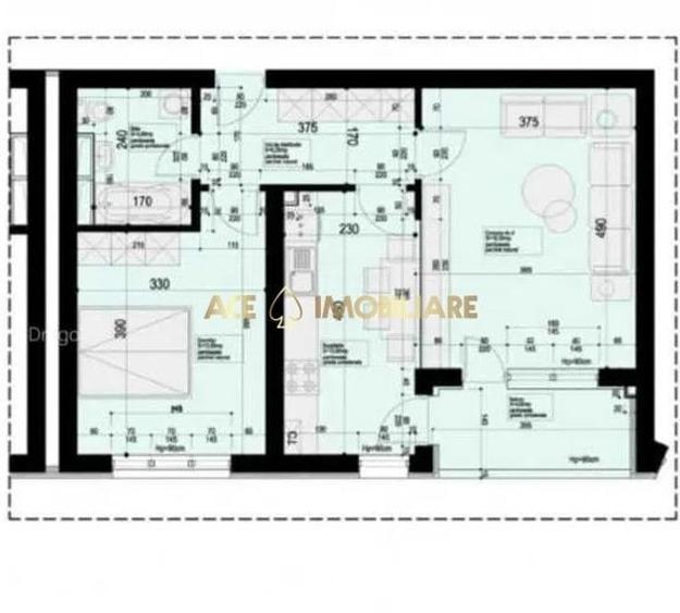Apartament cu 2 camere în Fundeni