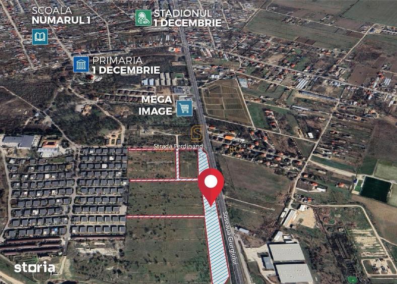 Teren de 33185 mp, în Adunații-Copăceni