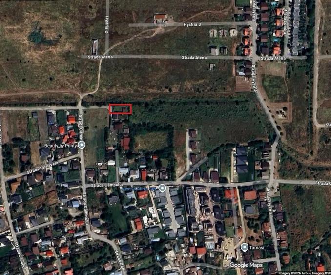 Teren de 500 mp, în Tamași