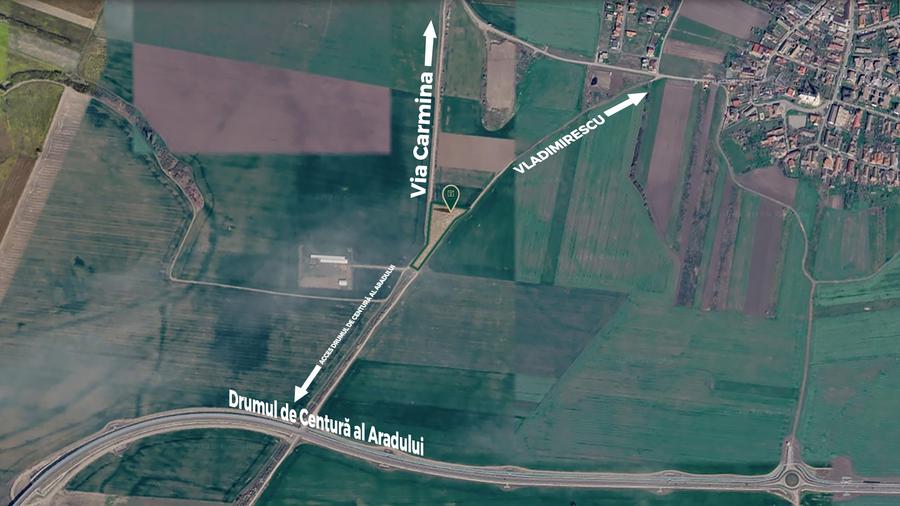 Teren Construcții intravilan de 5000 mp, în Vladimirescu