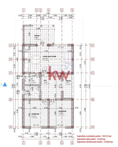 Casă individuală cu 5 camere cu Teren 750 Mp în Aroneanu