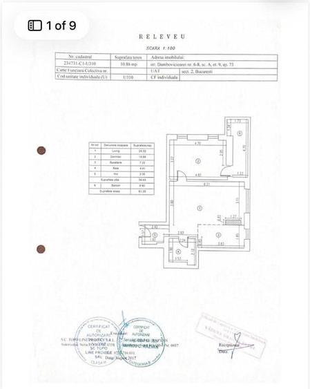 Apartament cu 2 camere în Tei