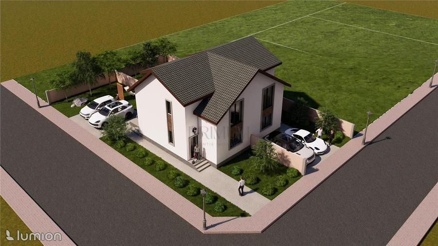 Duplex cu 4 camere cu Canalizare în Moșnița Nouă