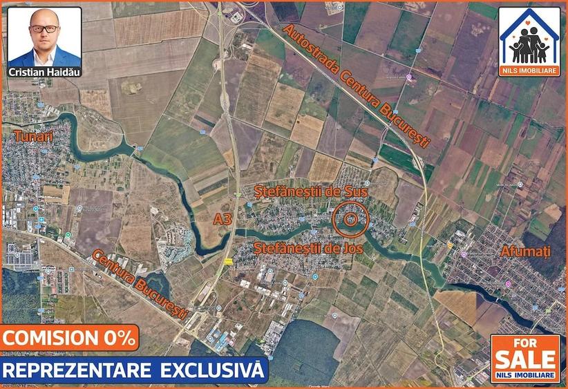 Casă cu 4 camere cu Teren 1047 Mp în Ștefăneștii de Sus