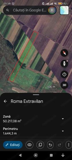 Teren de 21850 mp, în Roma