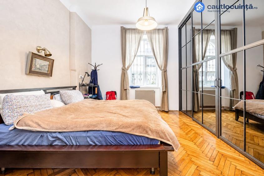 Apartament cu 6 camere, mobilat în P-ța Victoriei