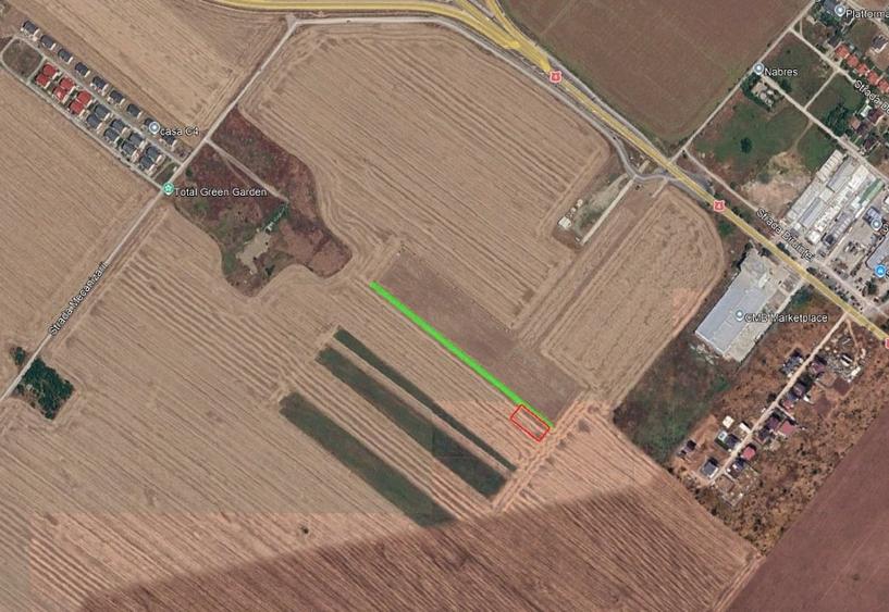 Teren Construcții intravilan de 1200 mp, în Sud