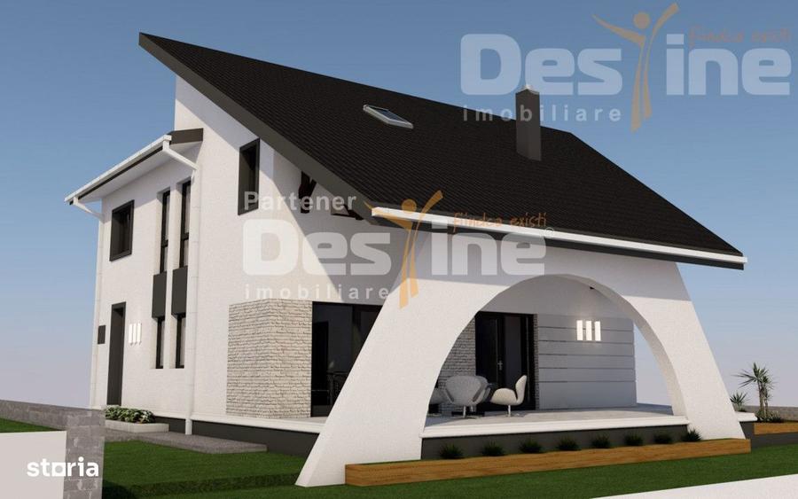 Casă cu 5 camere decomandat cu Teren 620 Mp în Ciurea