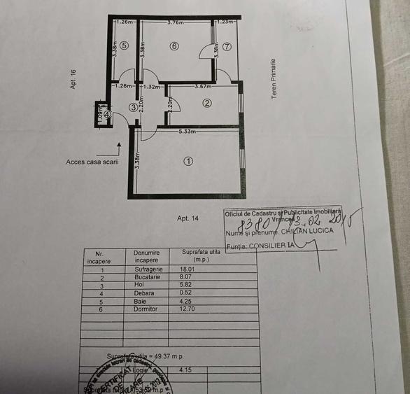 Apartament cu 3 camere decomandat în Nord