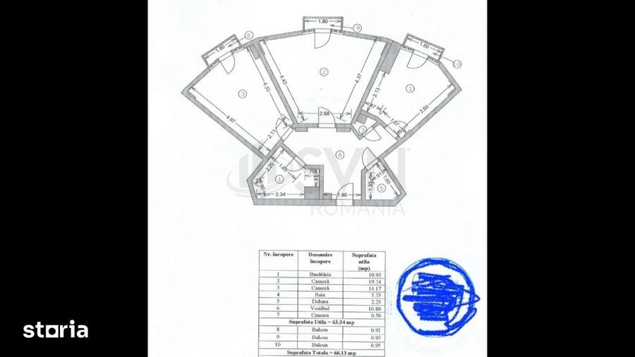 Apartament cu 6 camere decomandat în Alba Iulia
