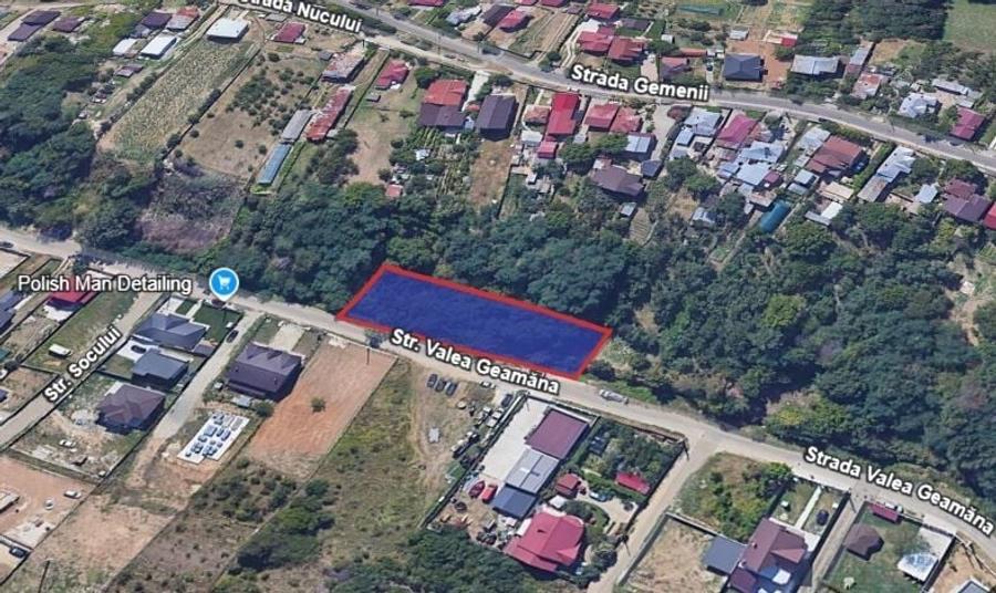 Teren Construcții intravilan de 1526 mp, în Geamăna