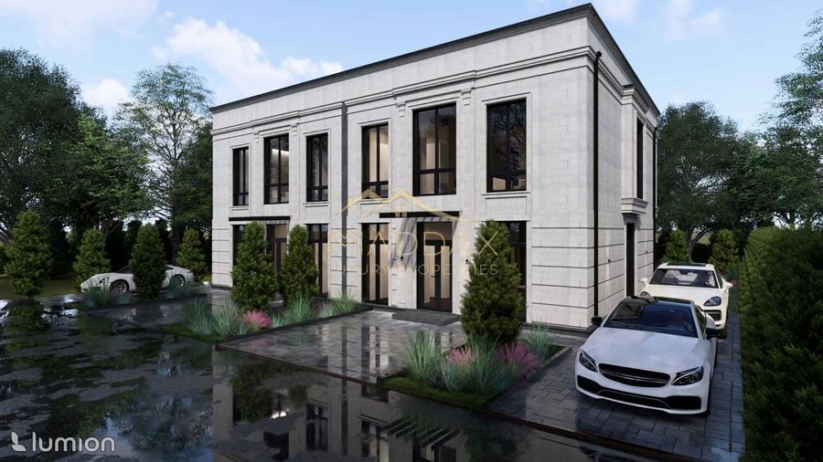 Duplex cu 5 camere decomandat cu Canalizare în Central