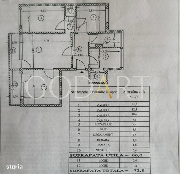 Apartament 4 camere | Ultracentral | Bloc 1961 - 18