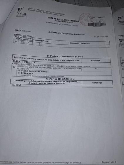 Teren de 22000 mp, în Podu Turcului