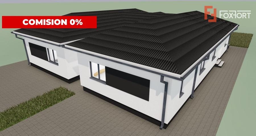 Duplex cu 4 camere cu Canalizare în Moșnița Nouă