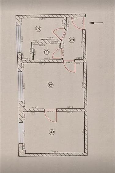 Apartament cu 2 camere nedecomandat, mobilat în Astra