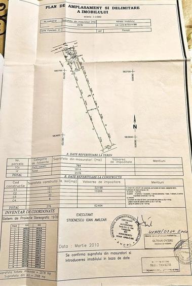 Casă cu 3 camere cu Teren 2568 Mp în Luna