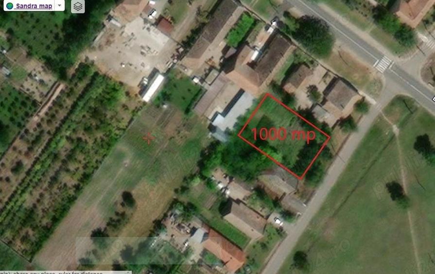Teren de 10000 mp, în Șandra