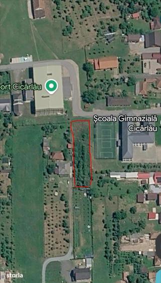 Teren de 1192 mp, în Cicârlău