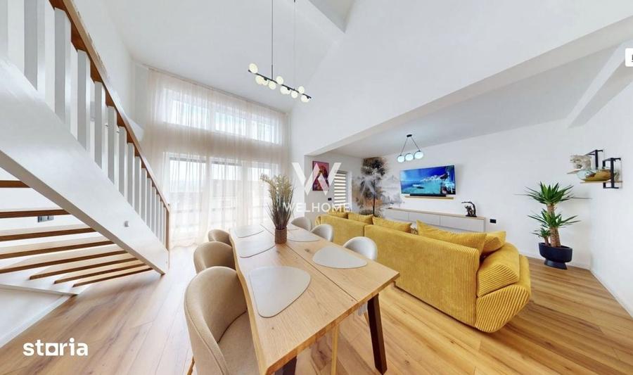 Penthouse de vanzare in Sibiu, pe 2 niveluri, mobilat si utilat modern - 8
