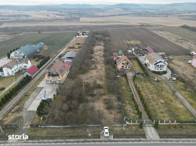 Teren de vanzare la intrare in Ungheni cu deschidere de 36 m la E60 - 5